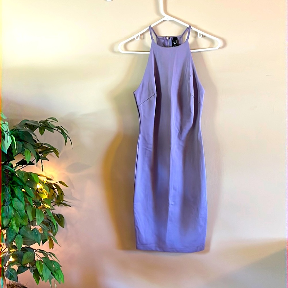 Lavender midi dress